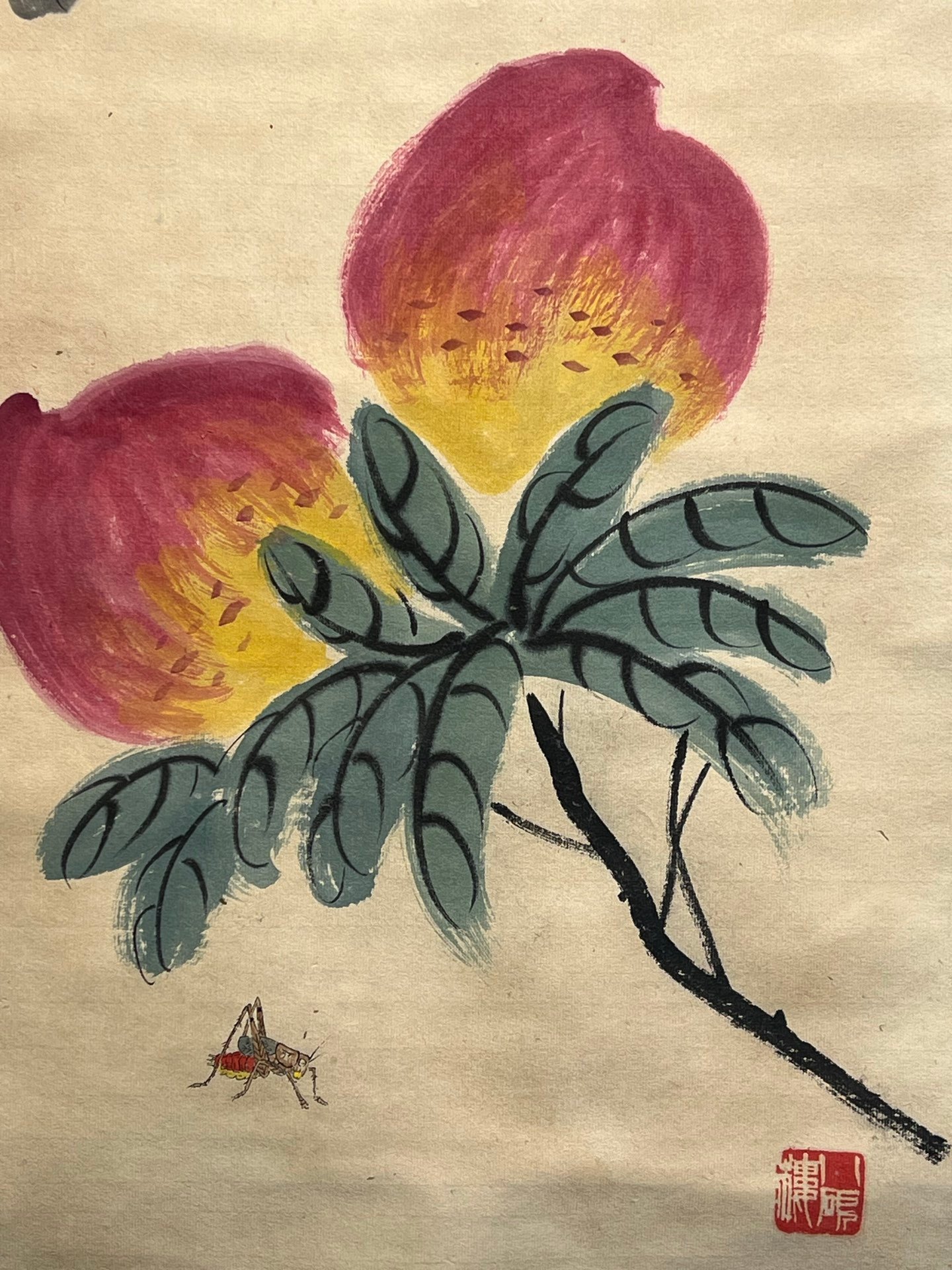 Chinese scroll painting Qi Baishi