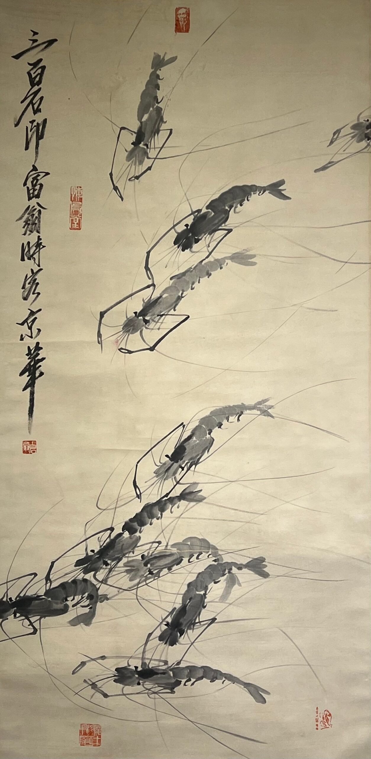 Chinese scroll painting Qi Baishi