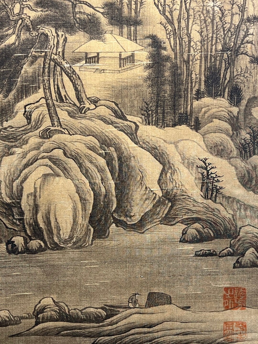 Chinese scroll painting Tang Yin