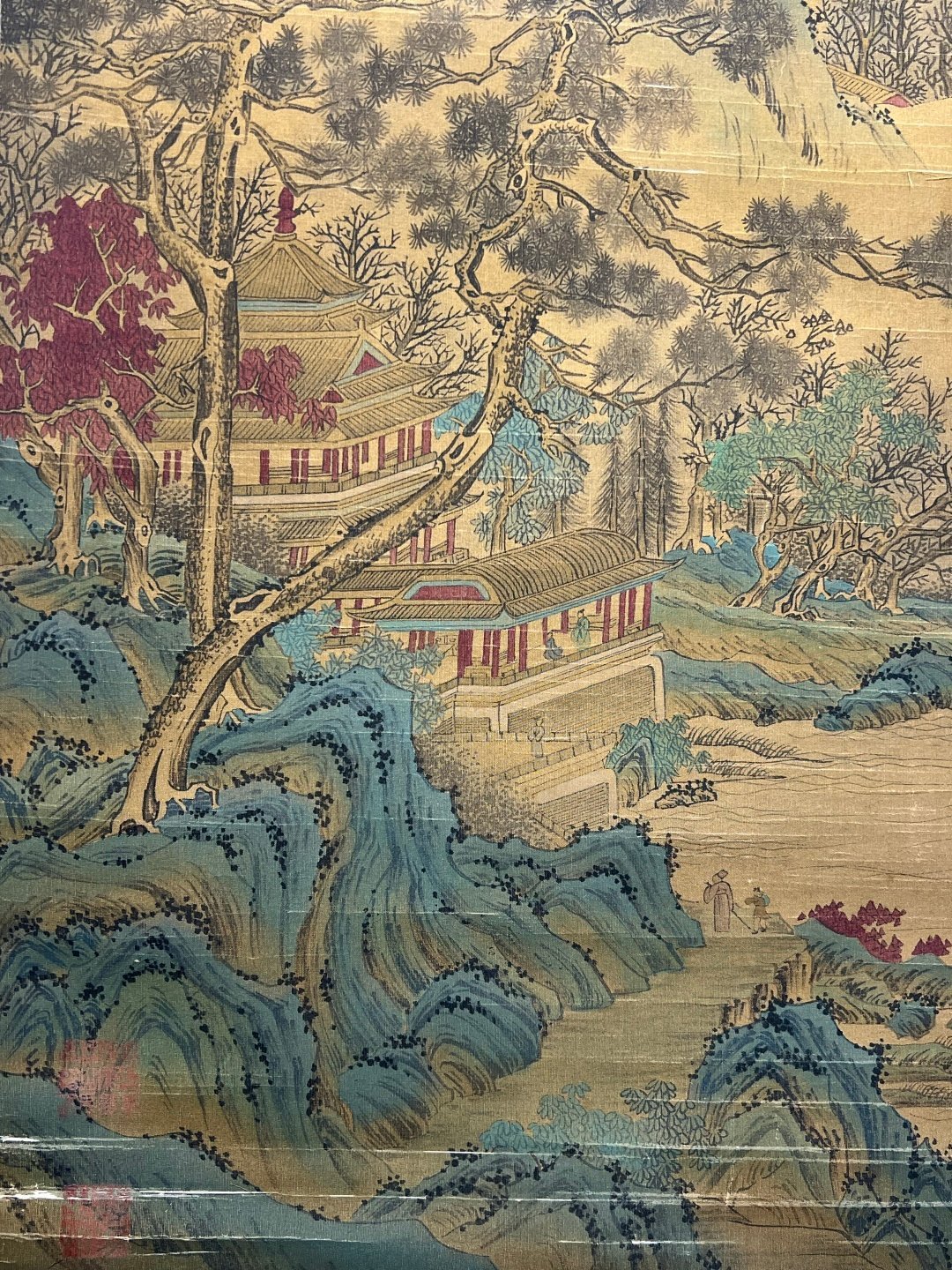 Chinese scroll painting Li Tang