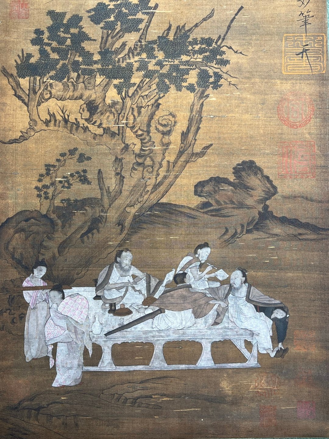 Chinese scroll painting Wang Qihan