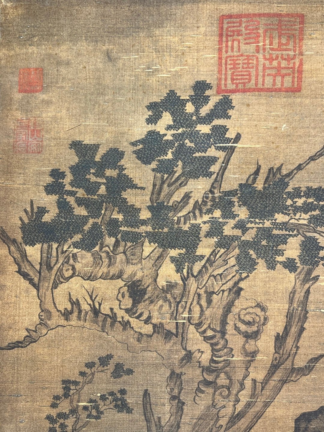 Chinese scroll painting Wang Qihan
