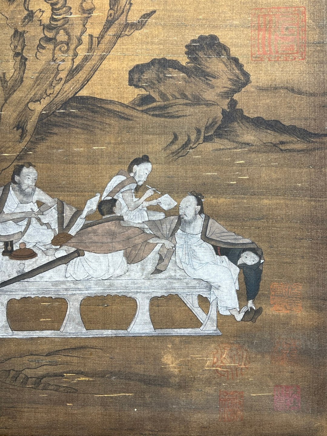 Chinese scroll painting Wang Qihan