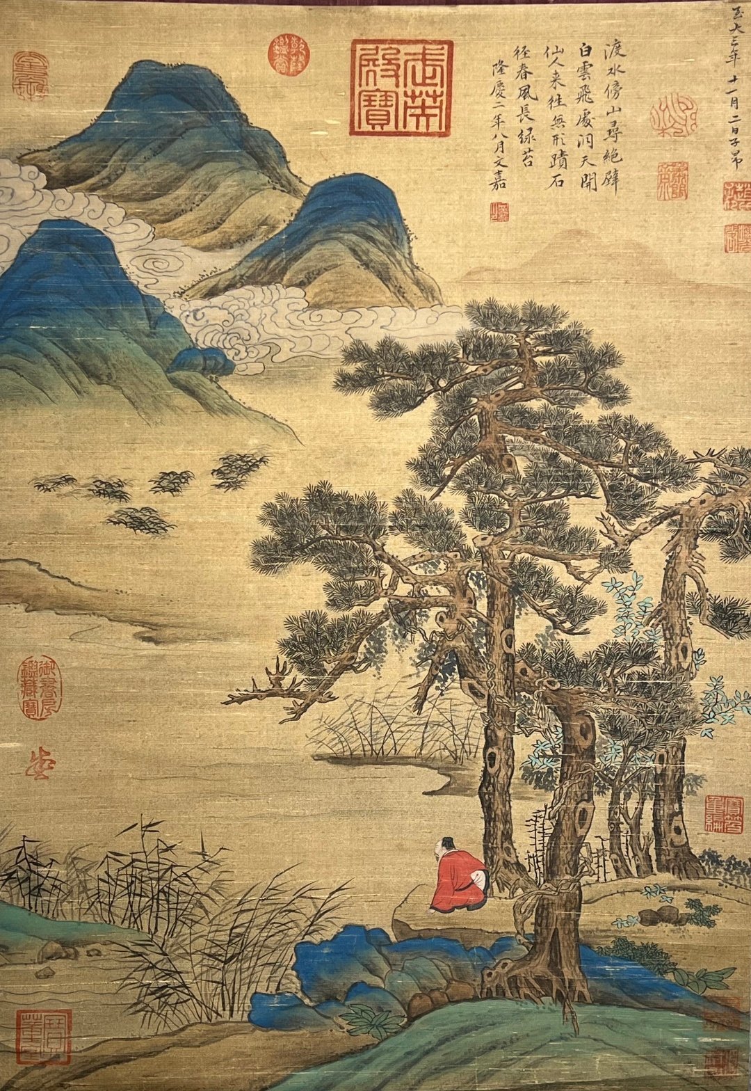 Chinese scroll painting Zhao Mengfu