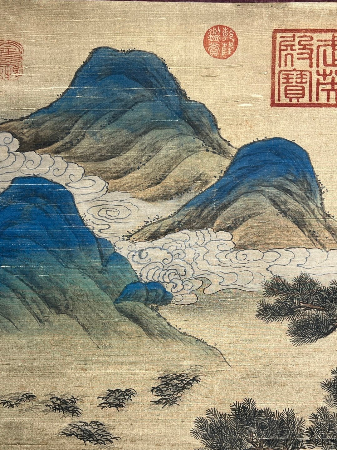 Chinese scroll painting Zhao Mengfu