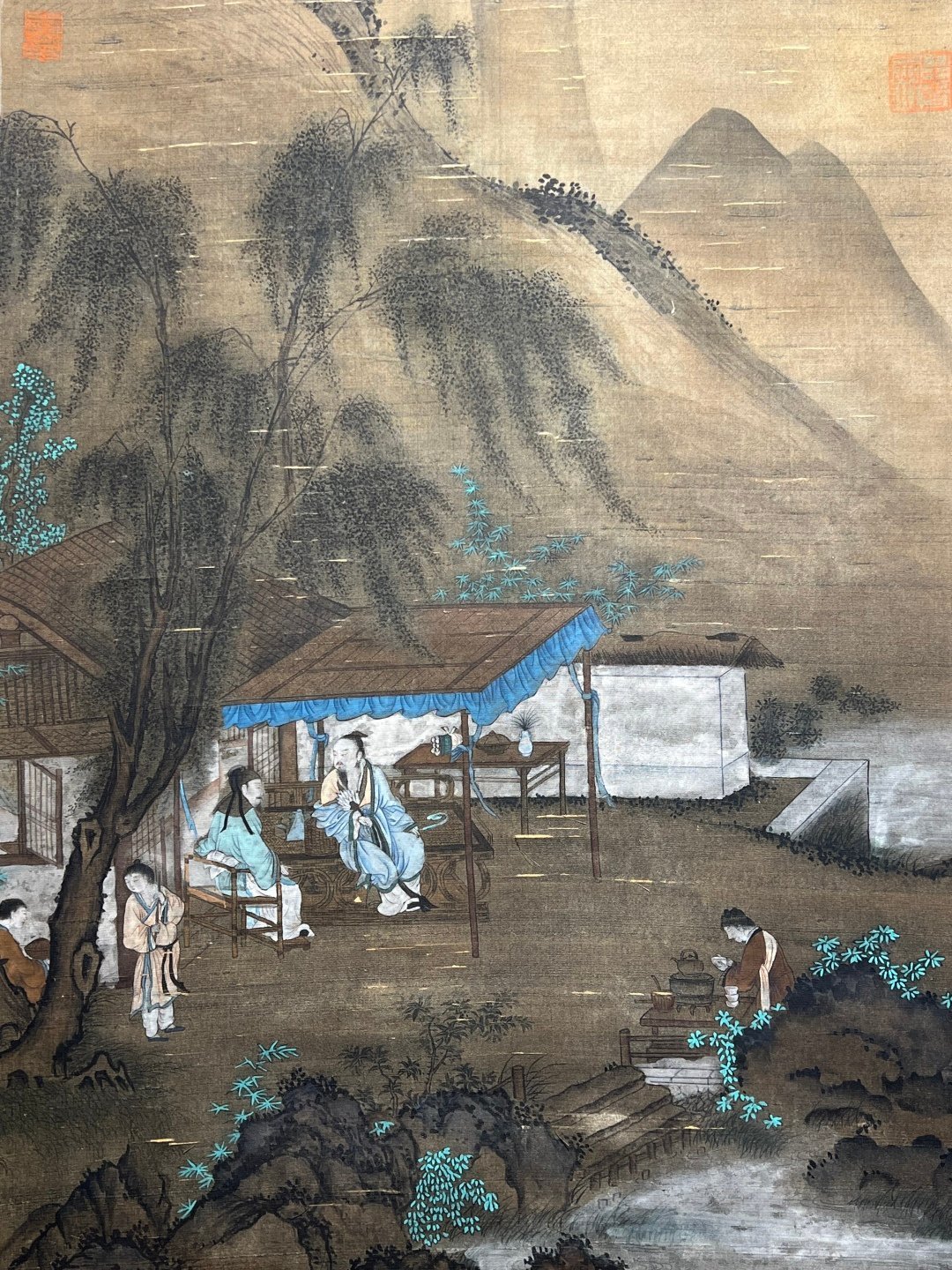 Chinese scroll painting Li Tang
