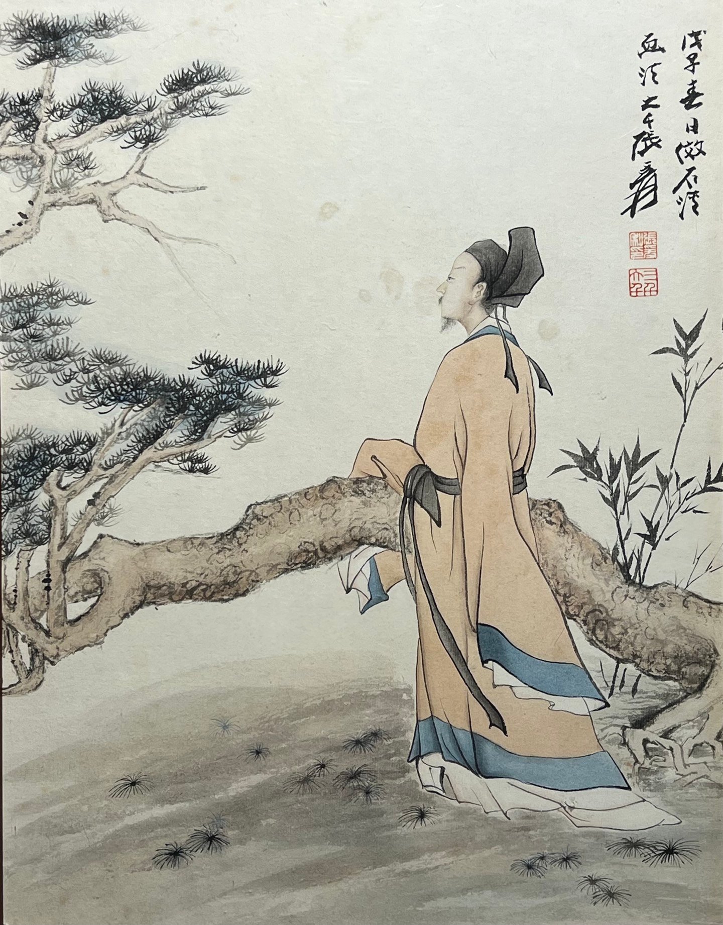 Chinese scroll painting Zhang Daqian
