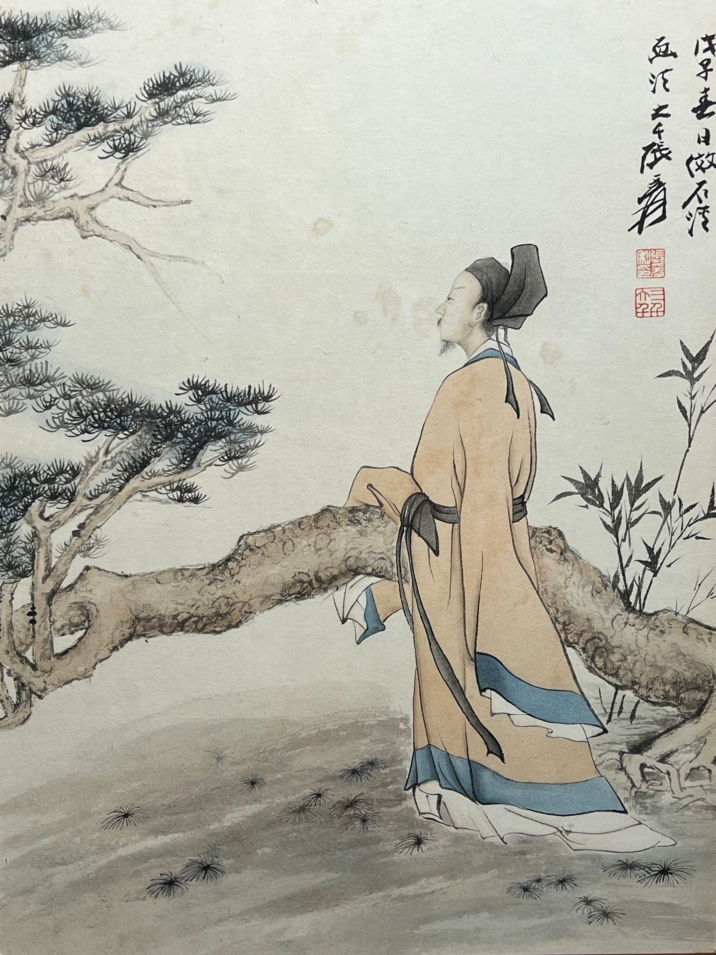 Chinese scroll painting Zhang Daqian