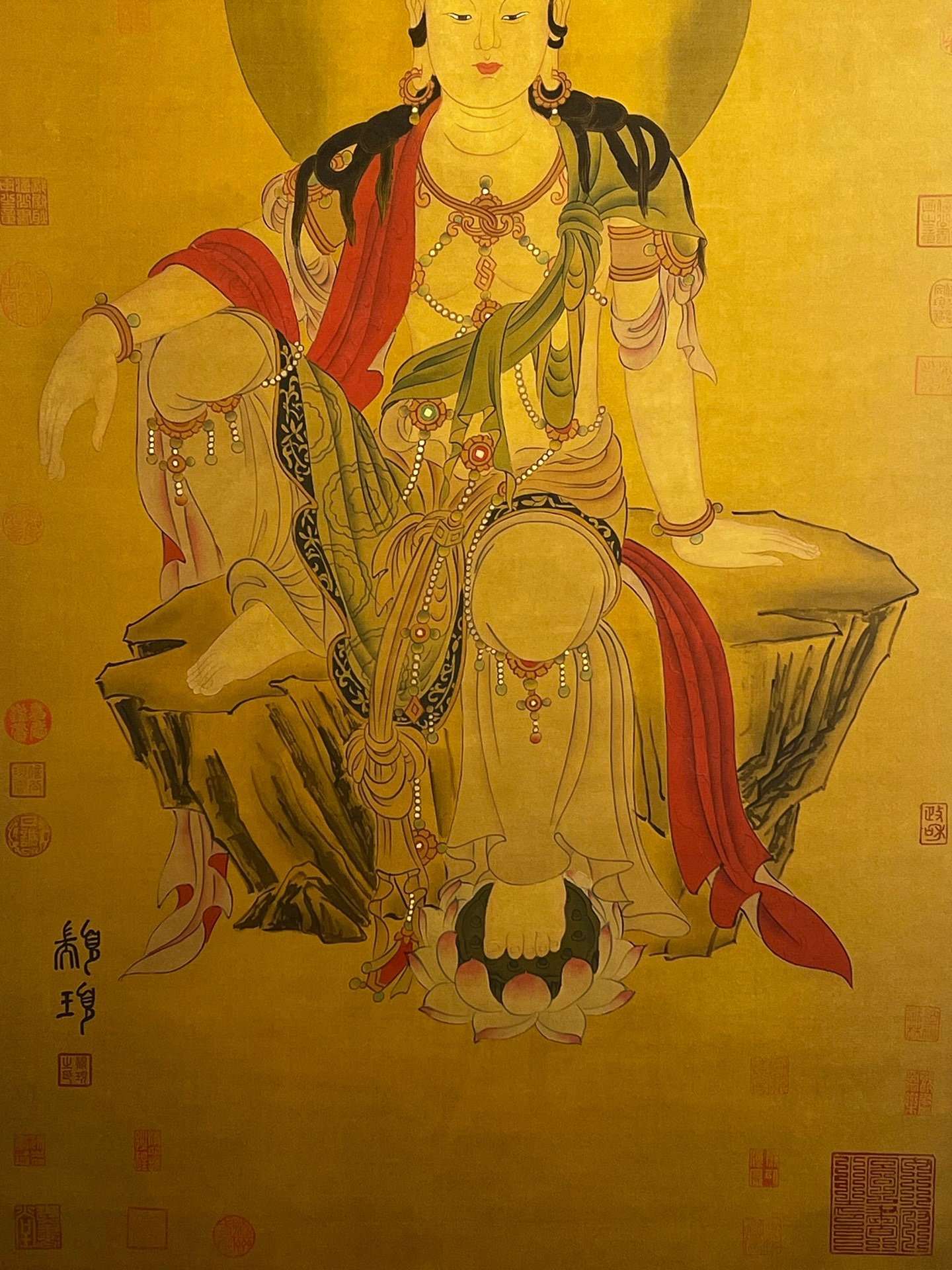 Chinese scroll painting Zhuanxu