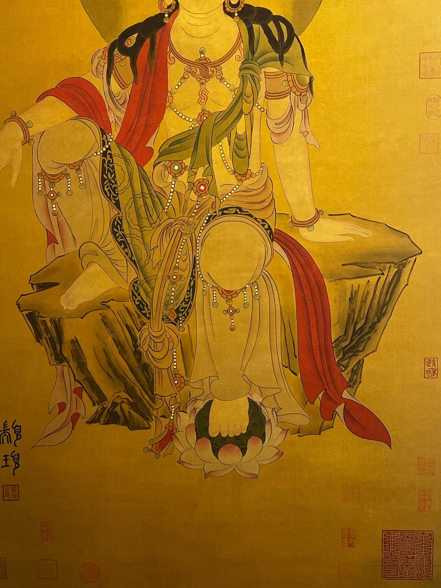 Chinese scroll painting Zhuanxu