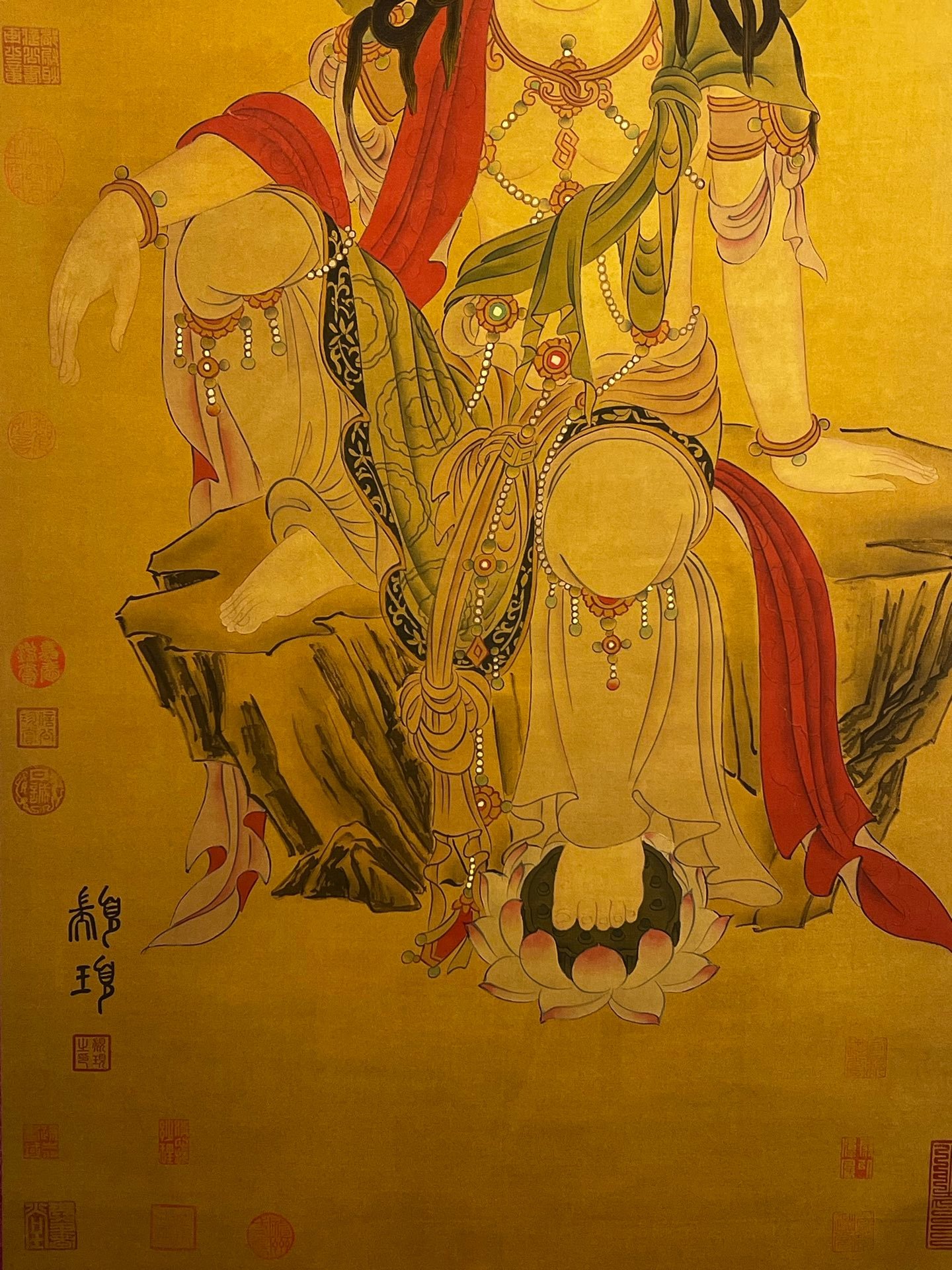 Chinese scroll painting Zhuanxu