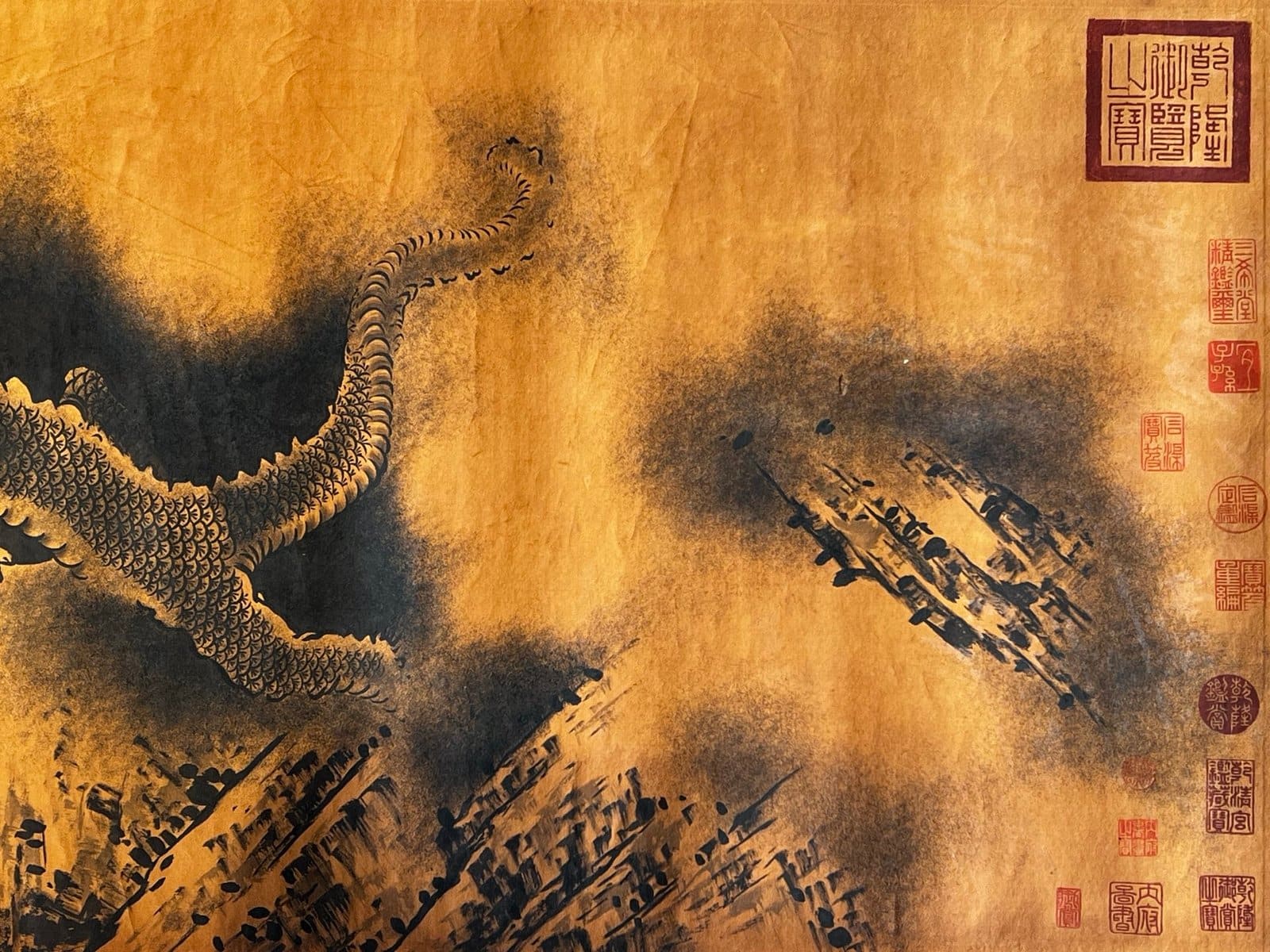 Chinese scroll painting Chen Rong