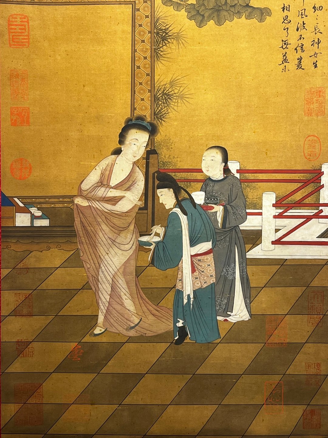 Chinese scroll painting Liu Songnian