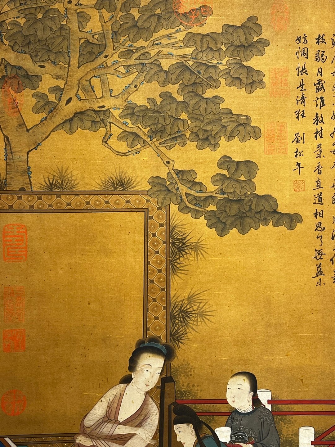Chinese scroll painting Liu Songnian