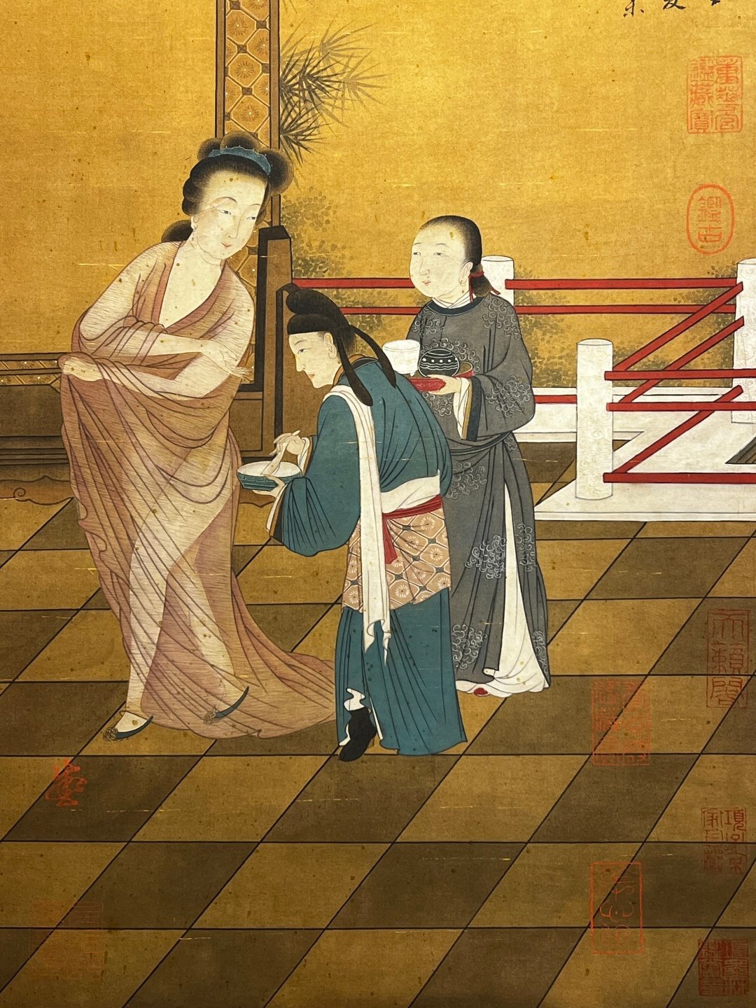 Chinese scroll painting Liu Songnian