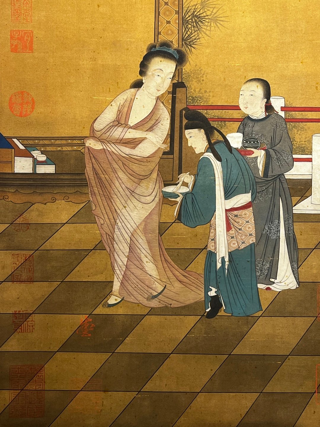 Chinese scroll painting Liu Songnian