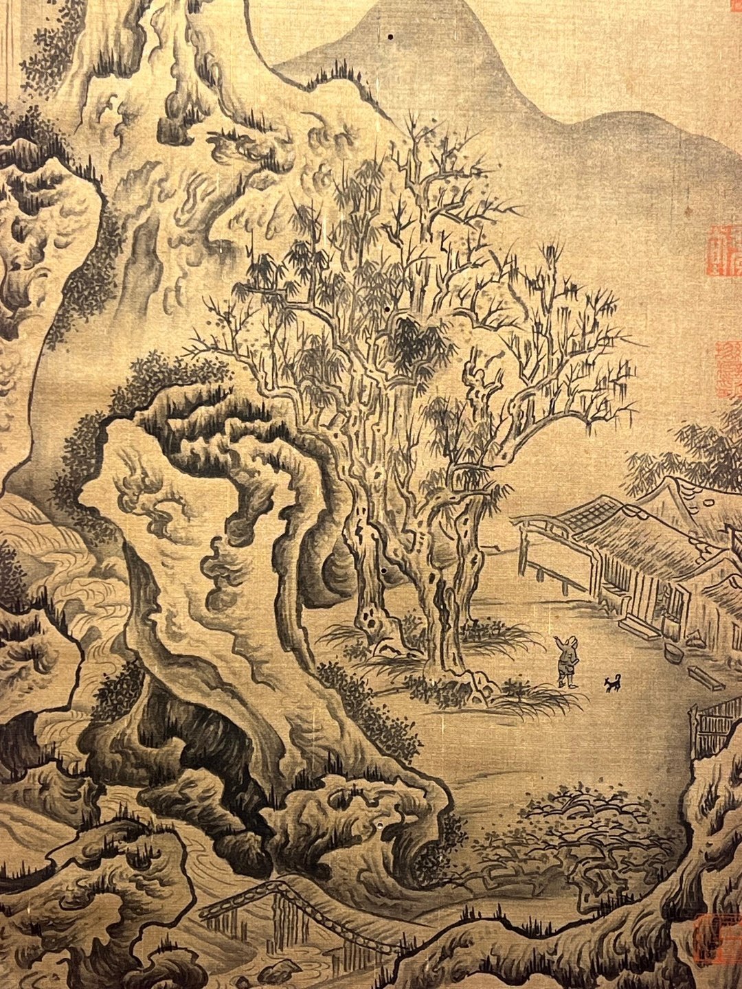 Chinese scroll painting Liu Guandao