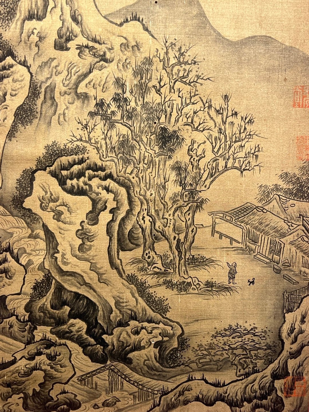 Chinese scroll painting Liu Guandao