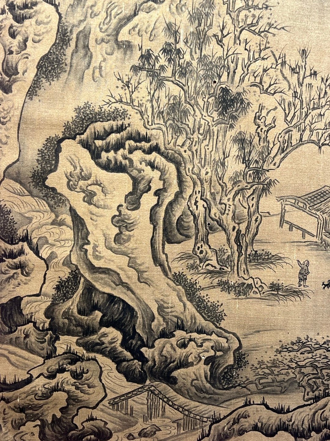Chinese scroll painting Liu Guandao