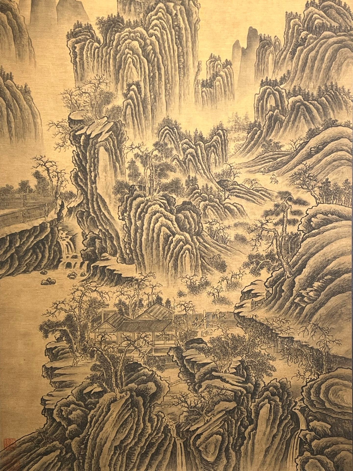 Chinese scroll painting Tang Yin