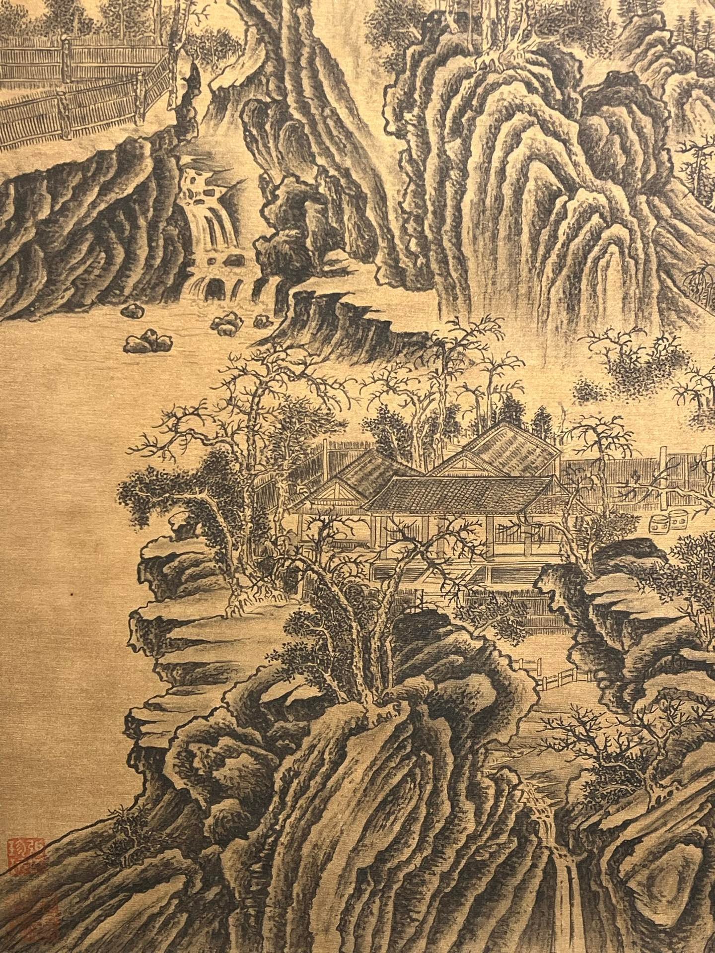 Chinese scroll painting Tang Yin