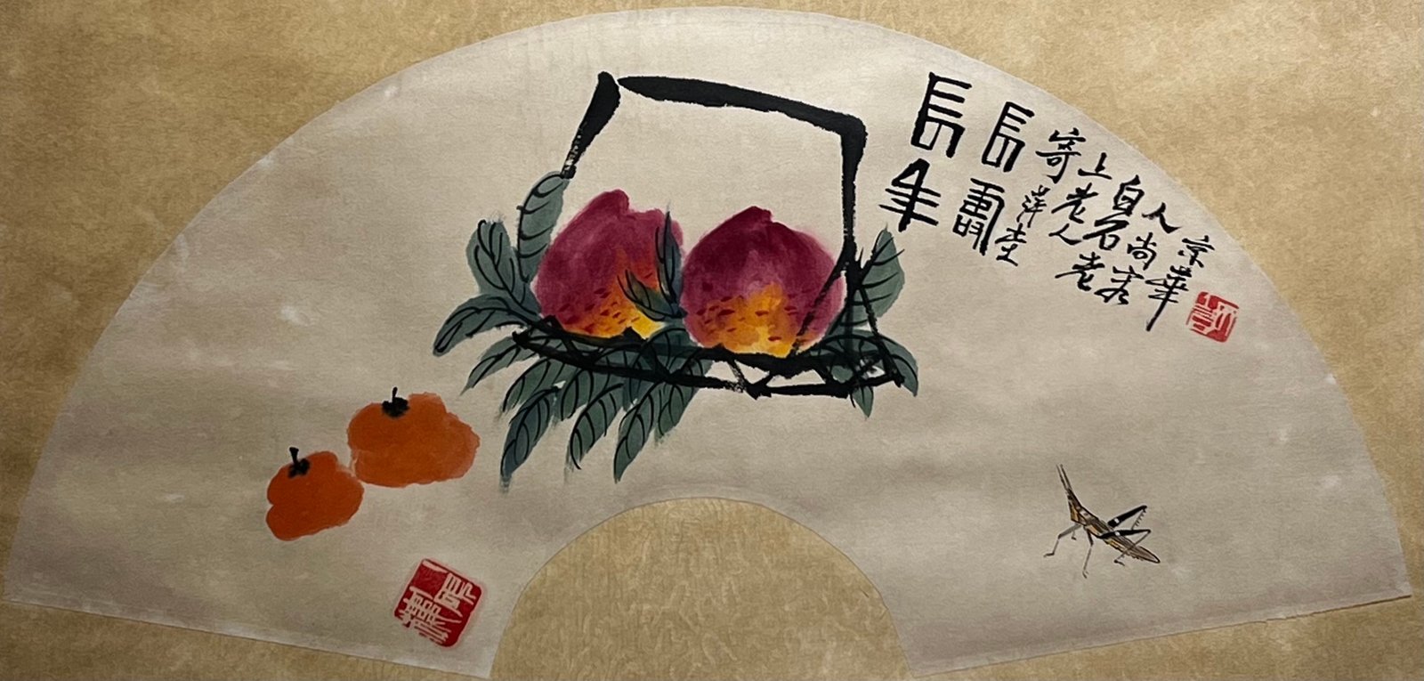 Chinese scroll painting Qi Baishi