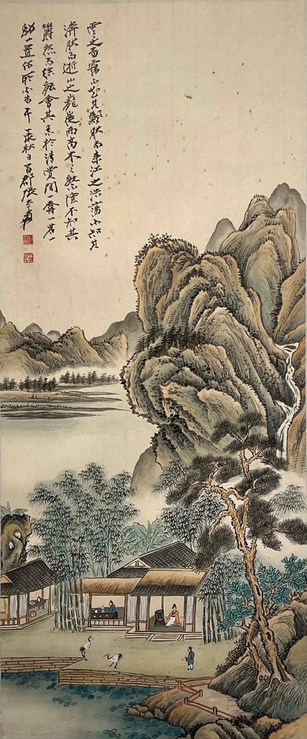 Chinese scroll painting Zhang Daqian