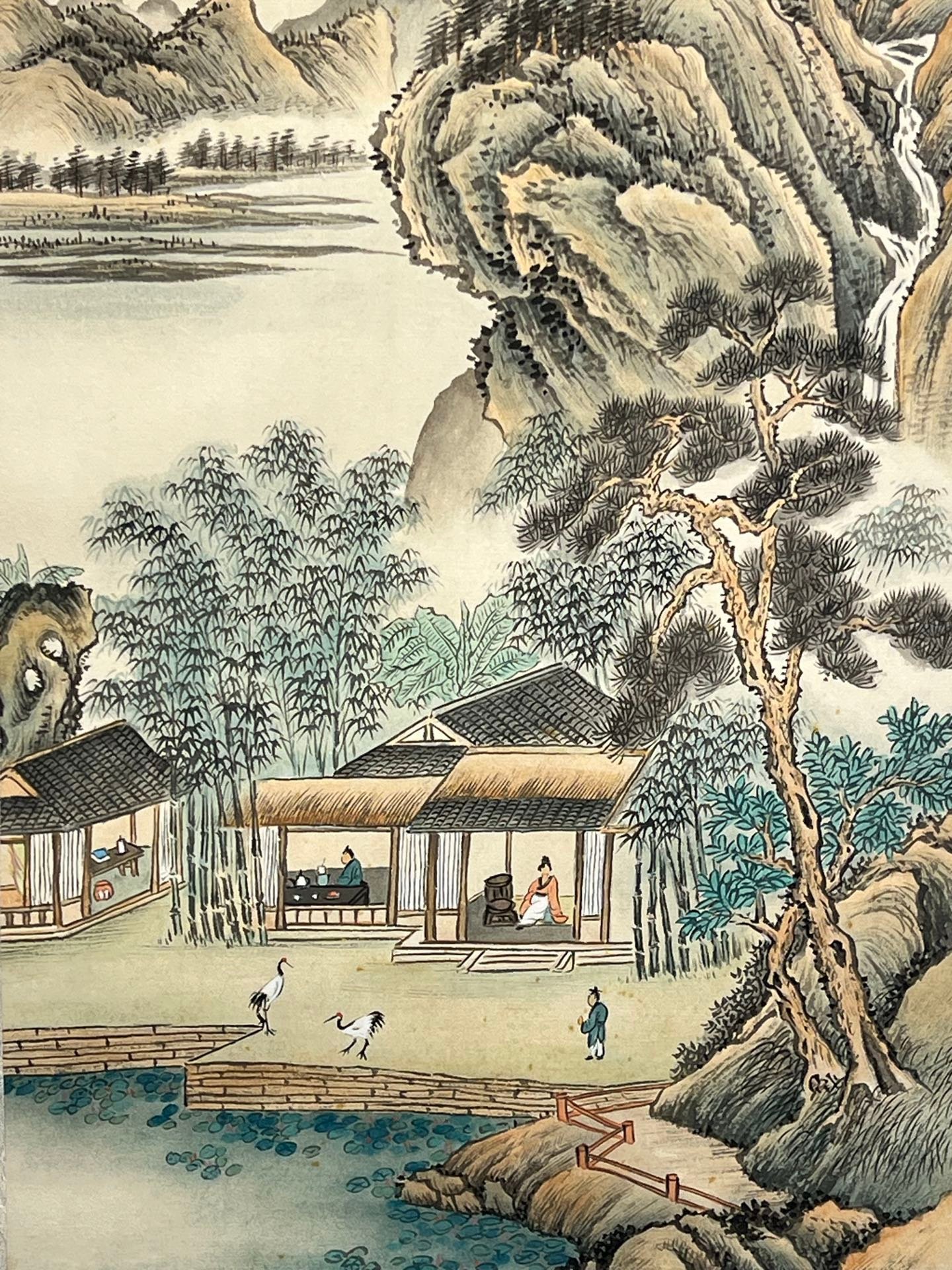 Chinese scroll painting Zhang Daqian