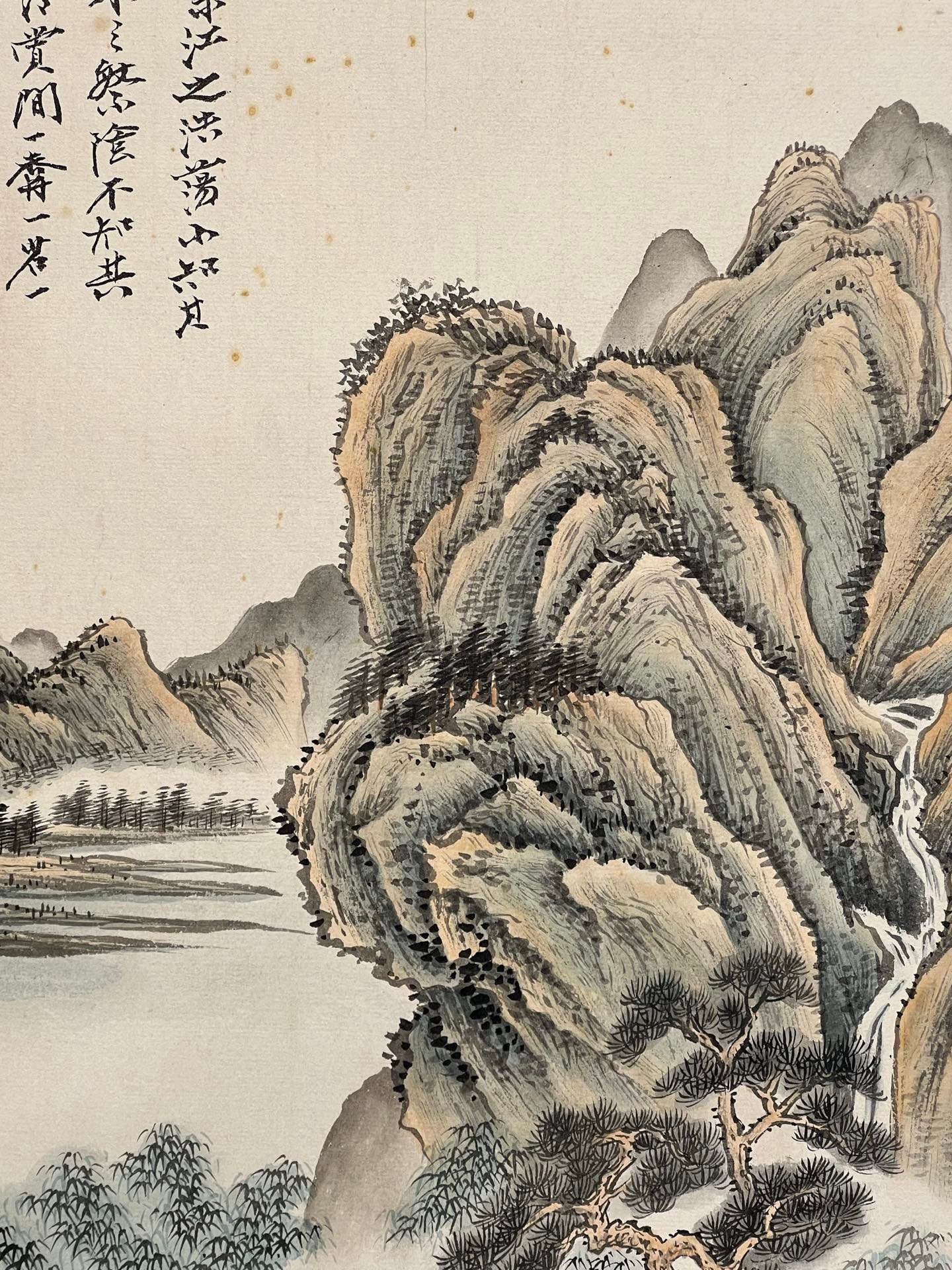 Chinese scroll painting Zhang Daqian