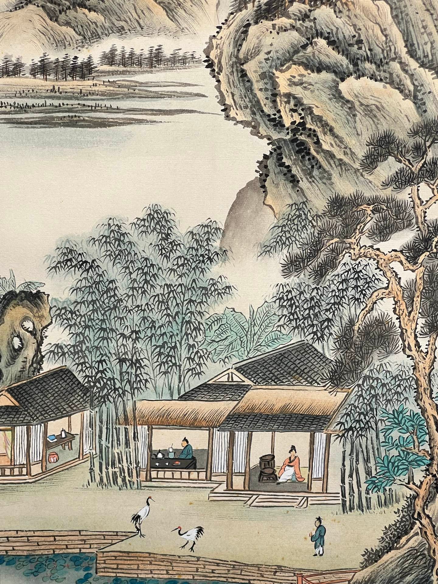 Chinese scroll painting Zhang Daqian