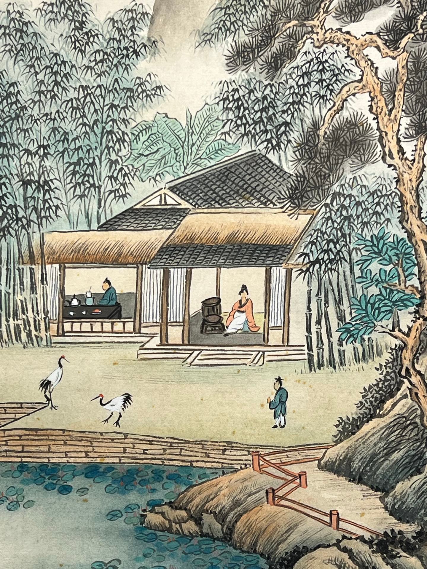 Chinese scroll painting Zhang Daqian