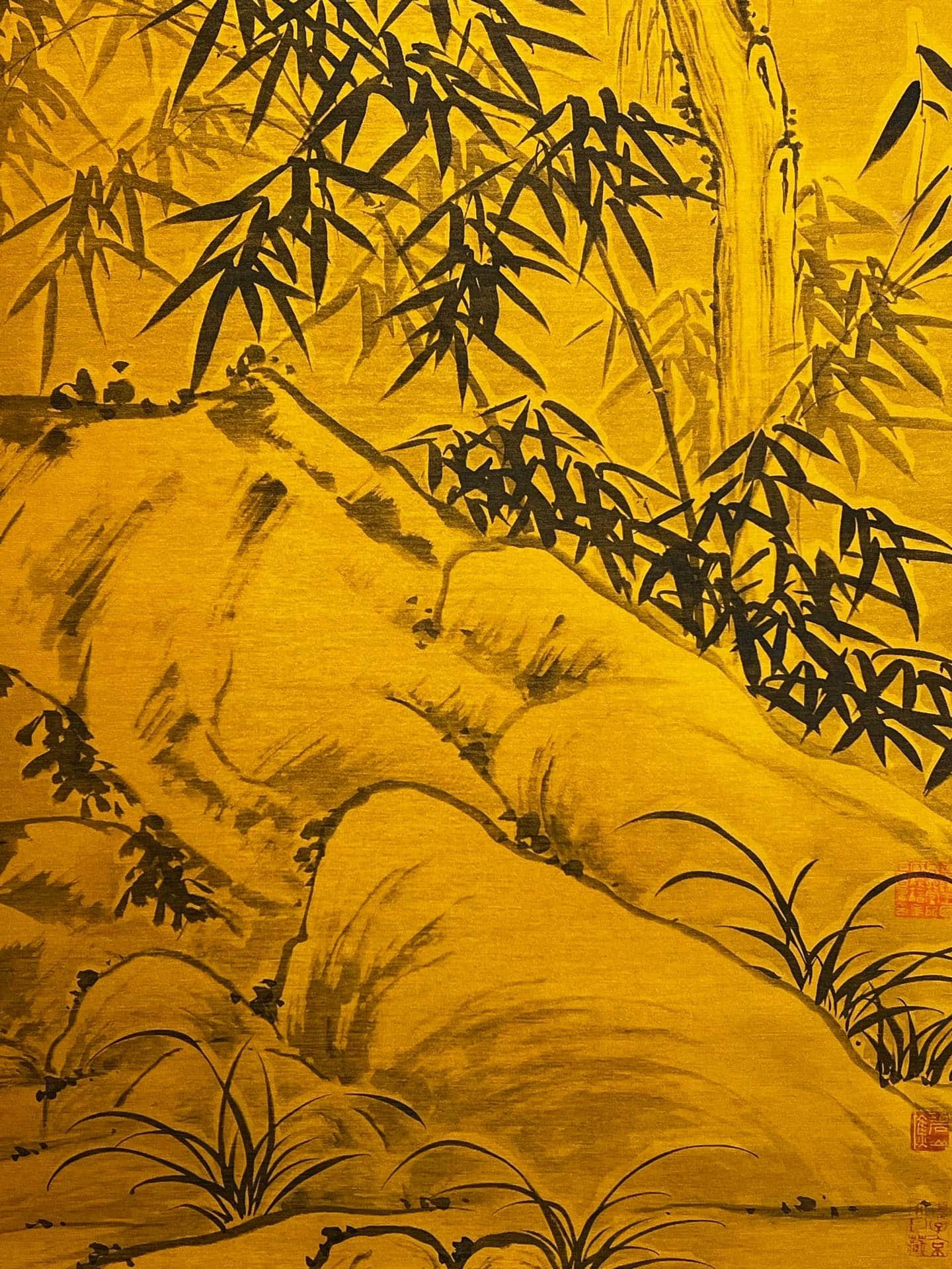 Chinese scroll painting Su Shi