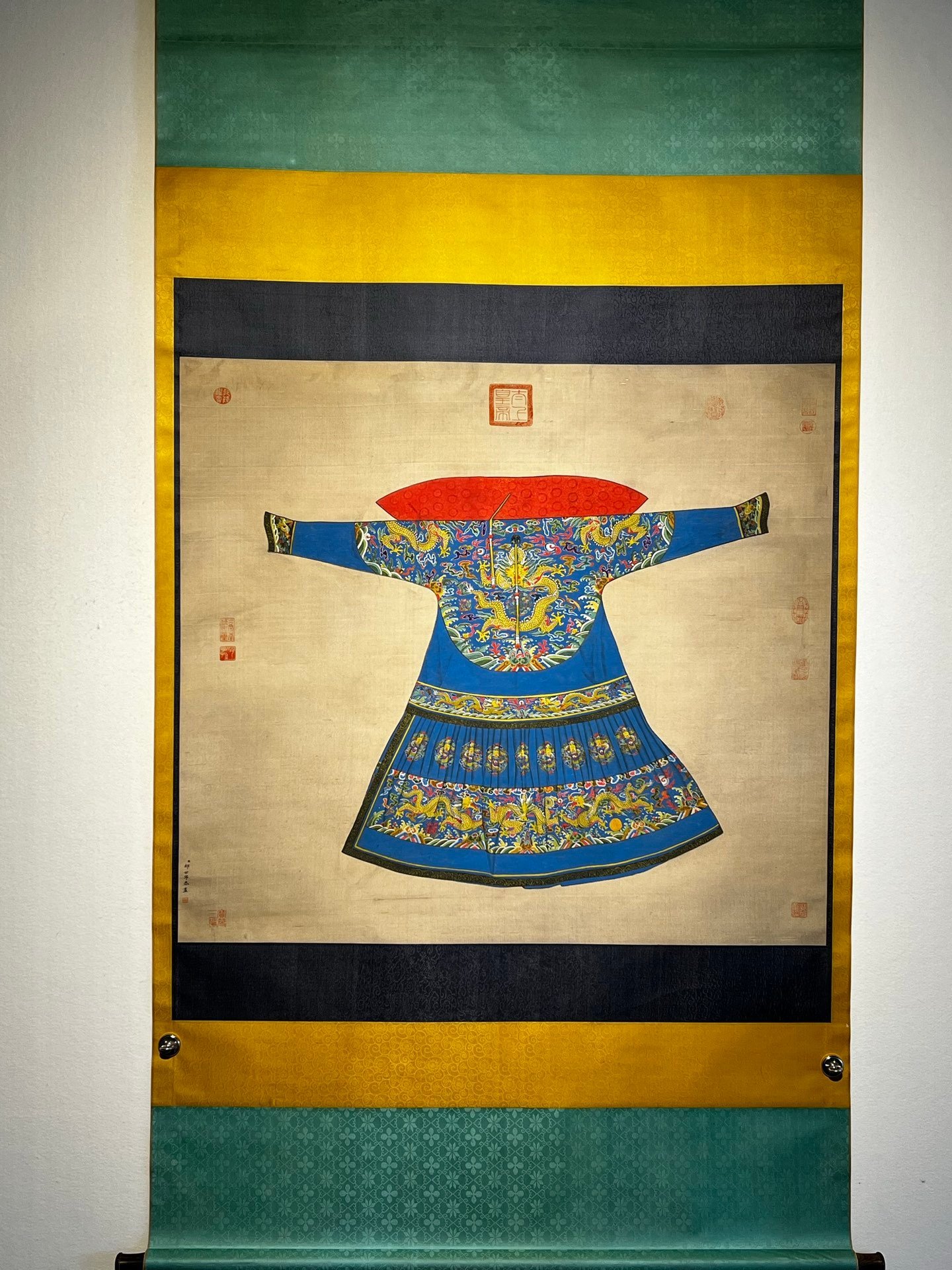 Chinese scroll painting Giuseppe
