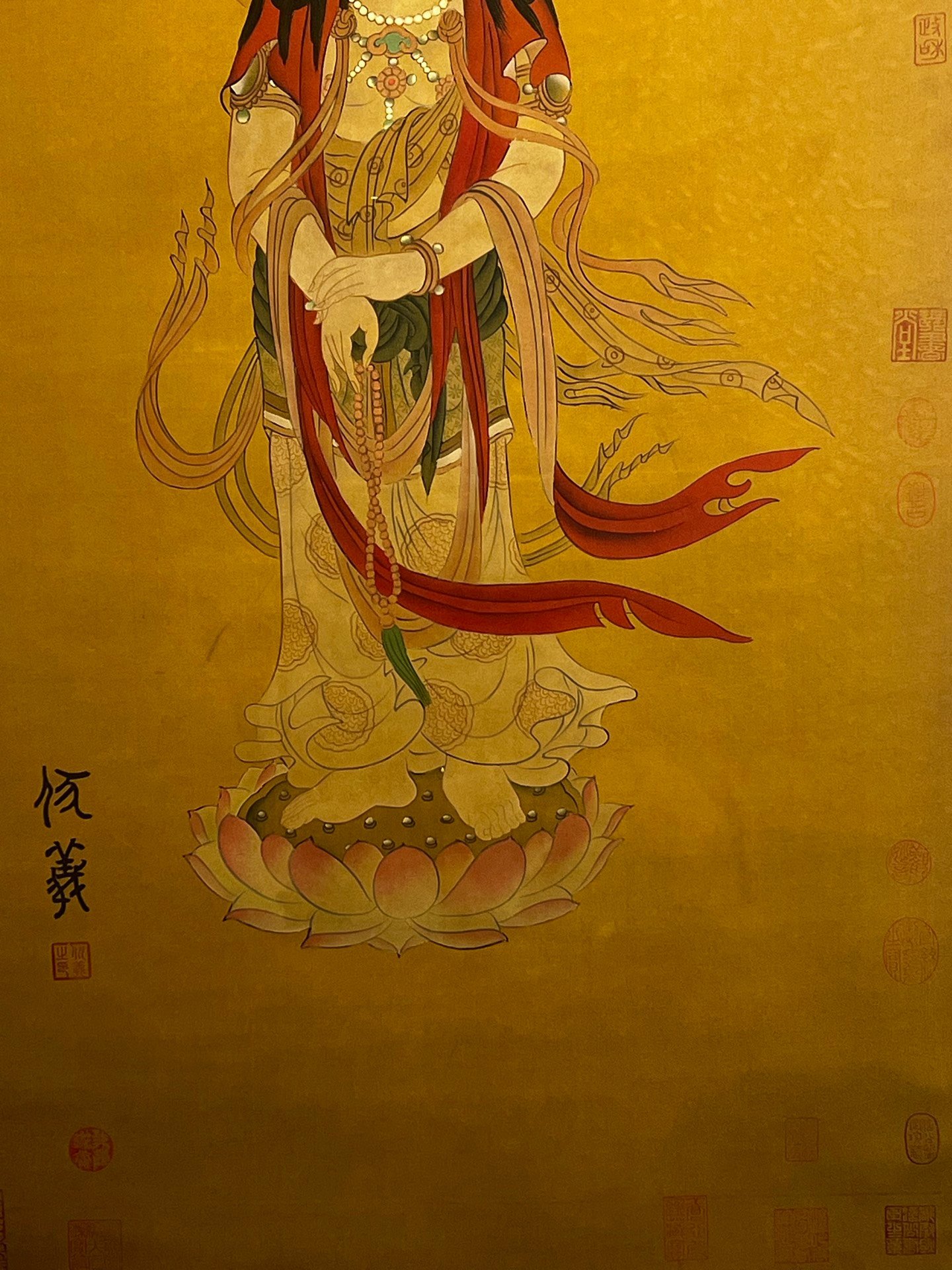 Chinese scroll painting Fuxi