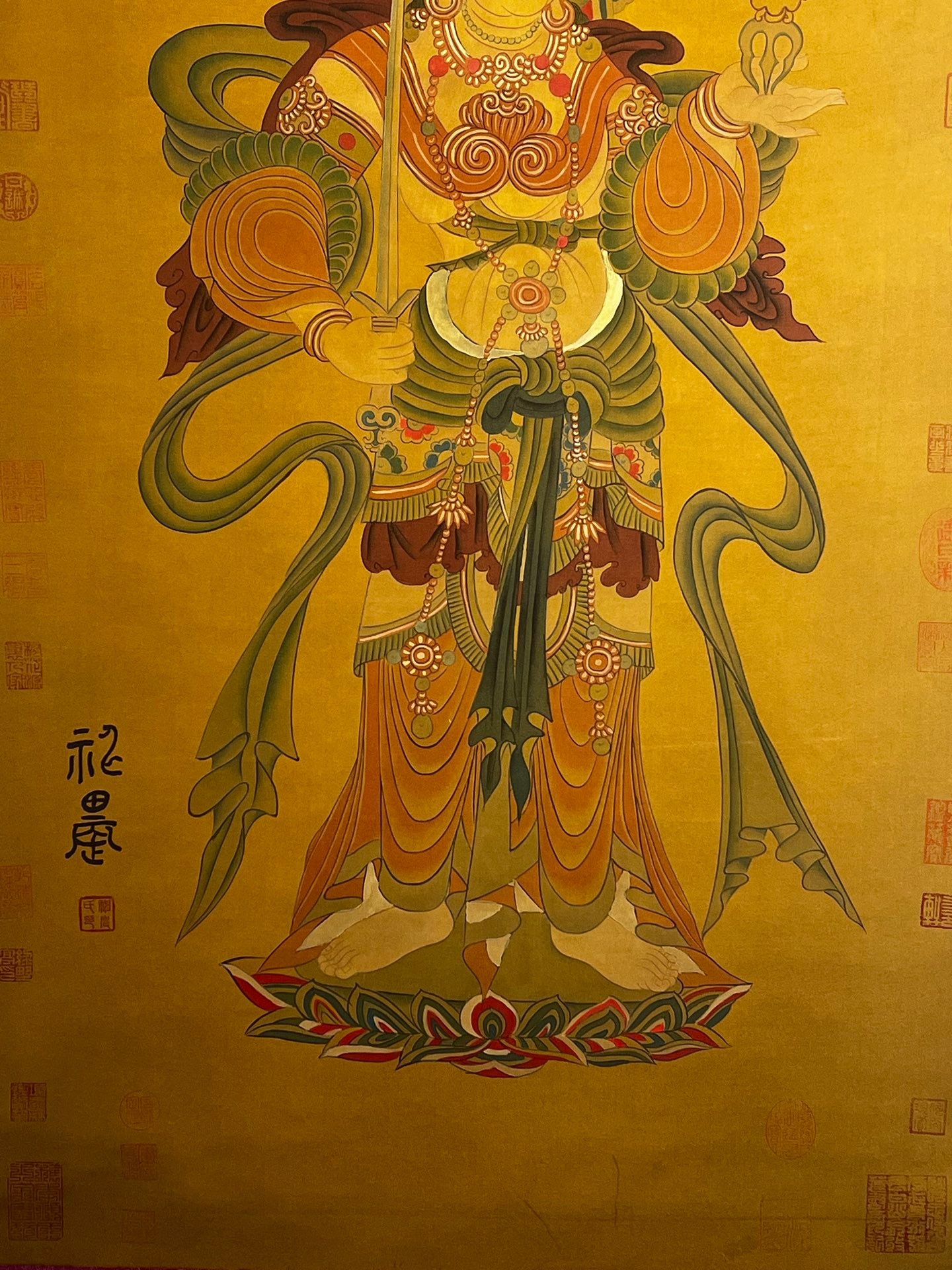 Chinese scroll painting Shennong