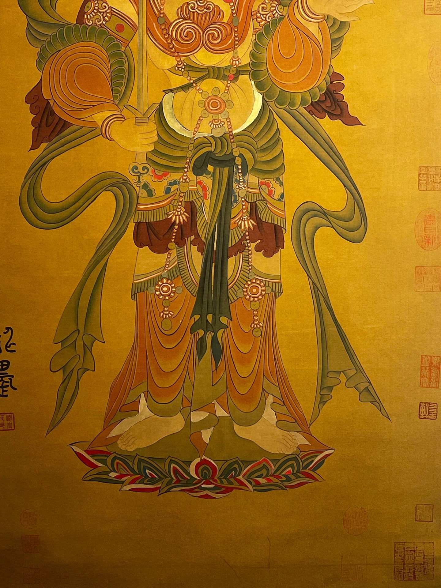 Chinese scroll painting Shennong