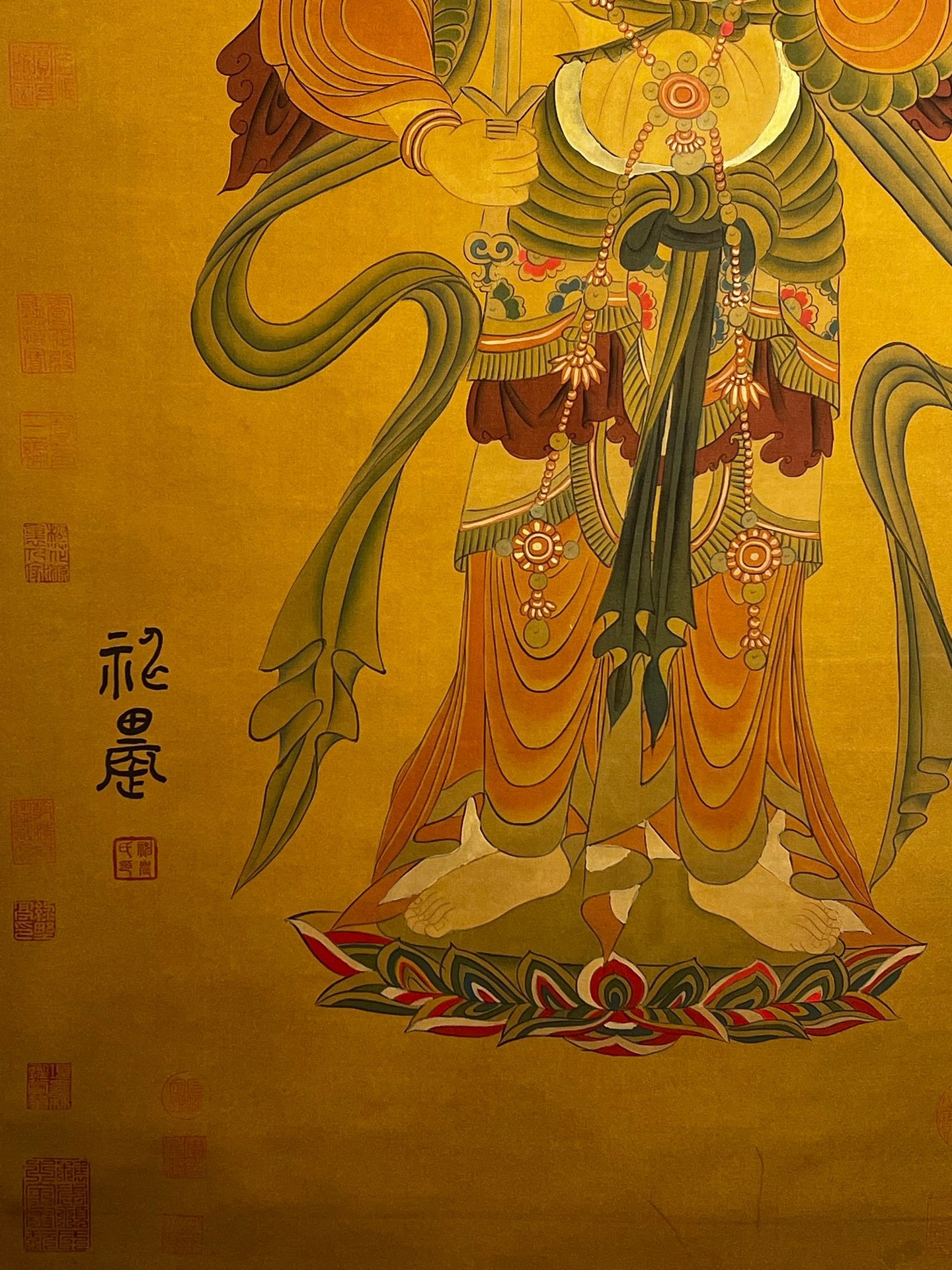Chinese scroll painting Shennong