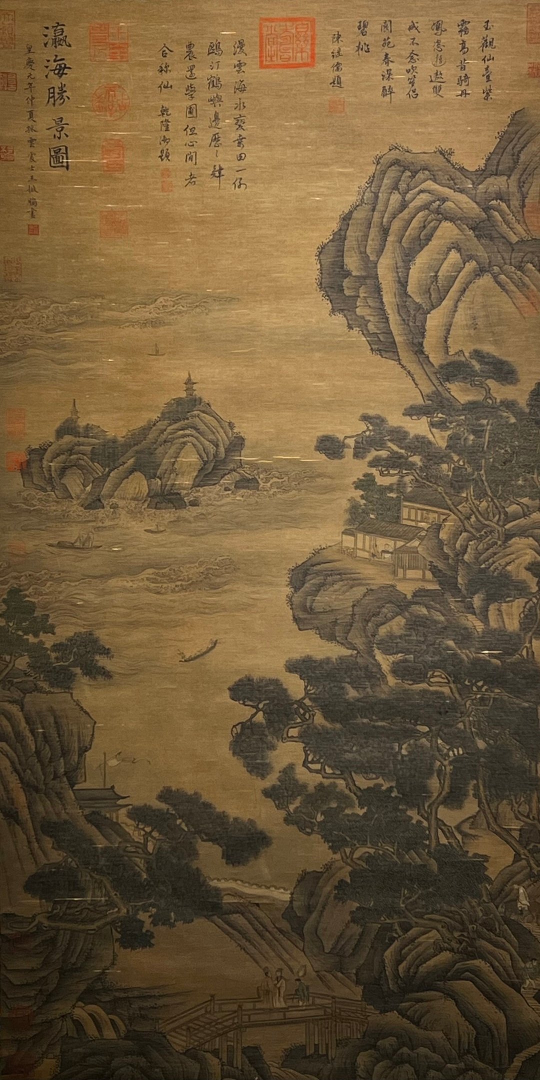 Chinese scroll painting Wang Zhenpeng