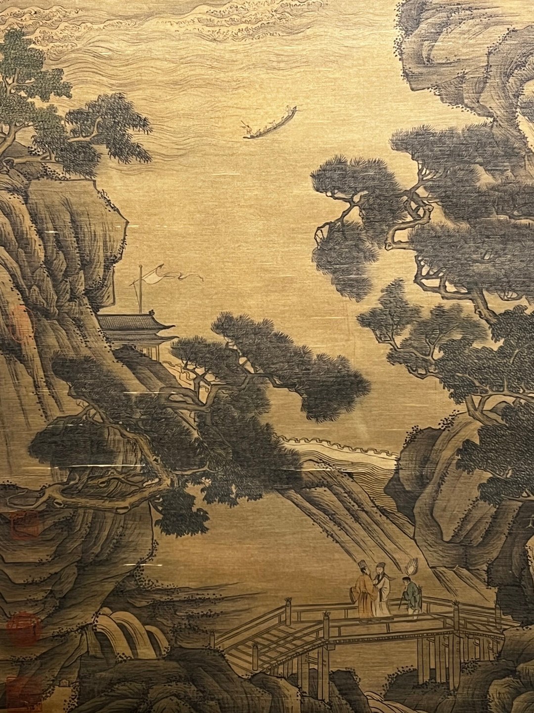 Chinese scroll painting Wang Zhenpeng