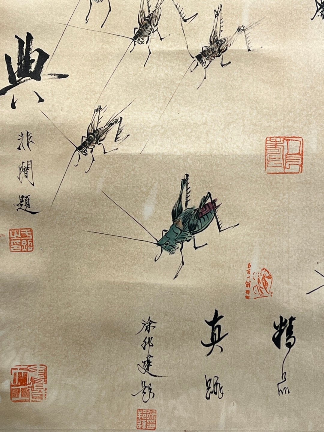 Chinese scroll painting Qi Baishi