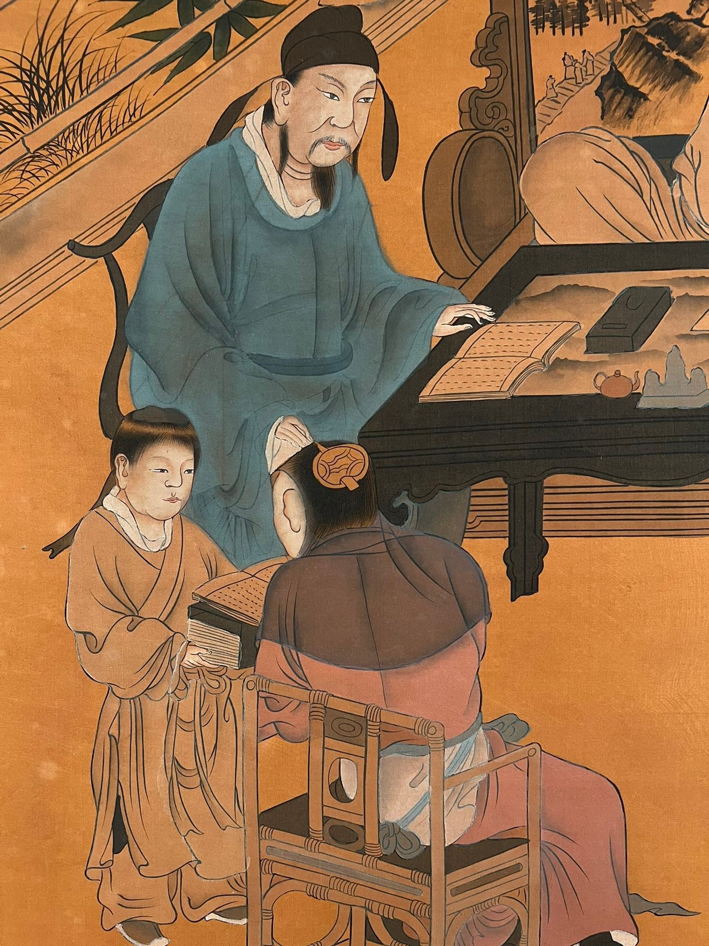 Chinese scroll painting Liu Songnian