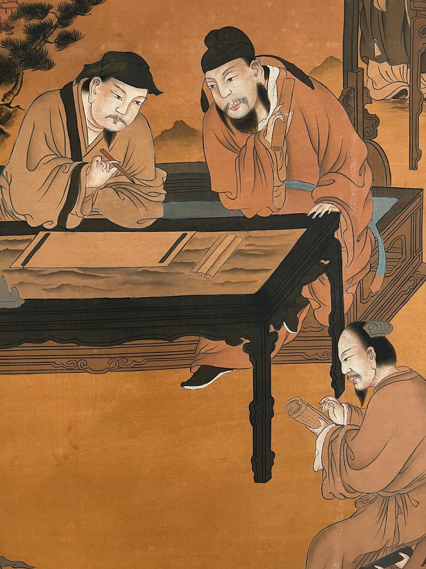 Chinese scroll painting Liu Songnian