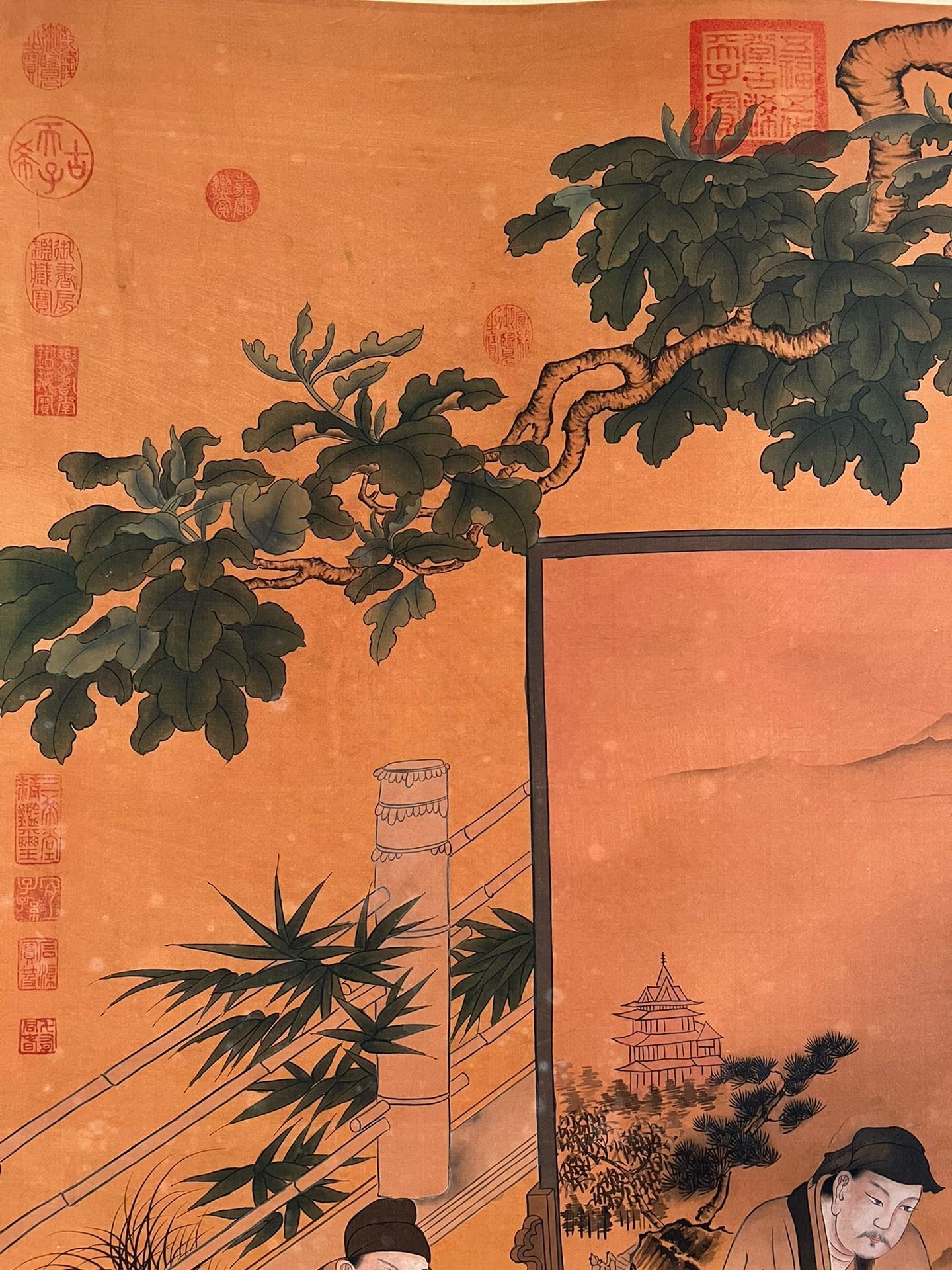 Chinese scroll painting Liu Songnian