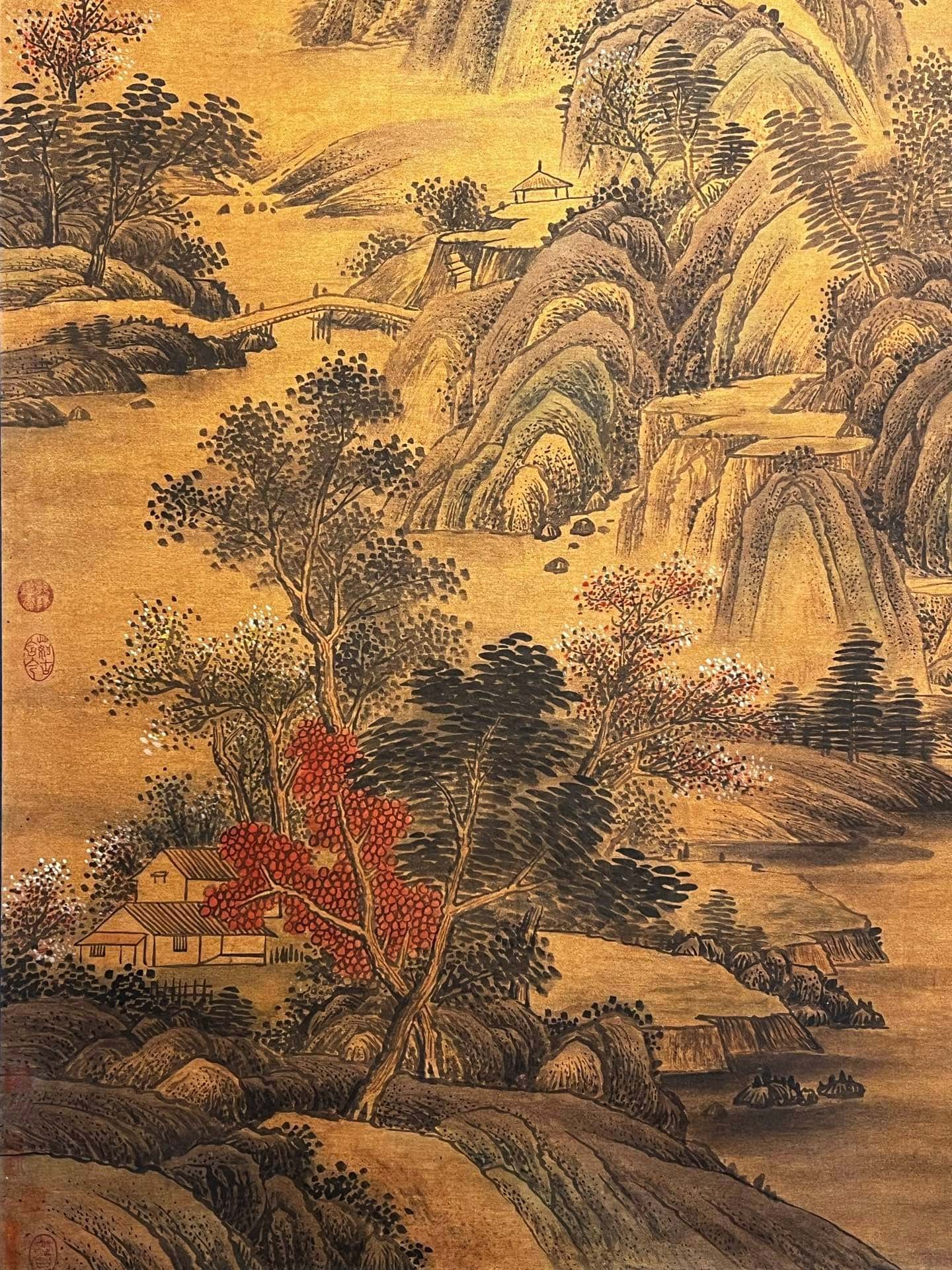 Chinese scroll painting Li Yu