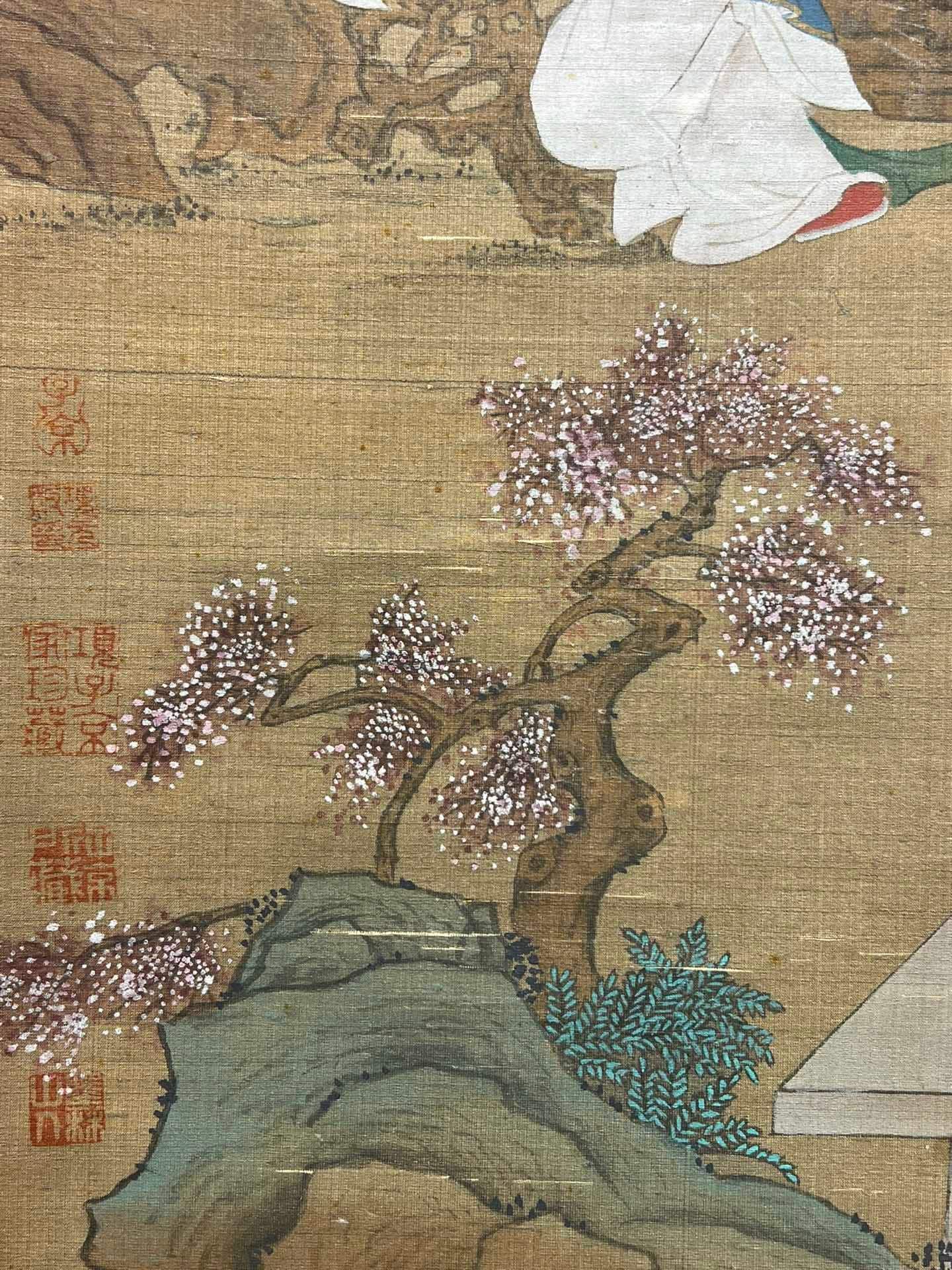 Chinese scroll painting Zhou Wenju