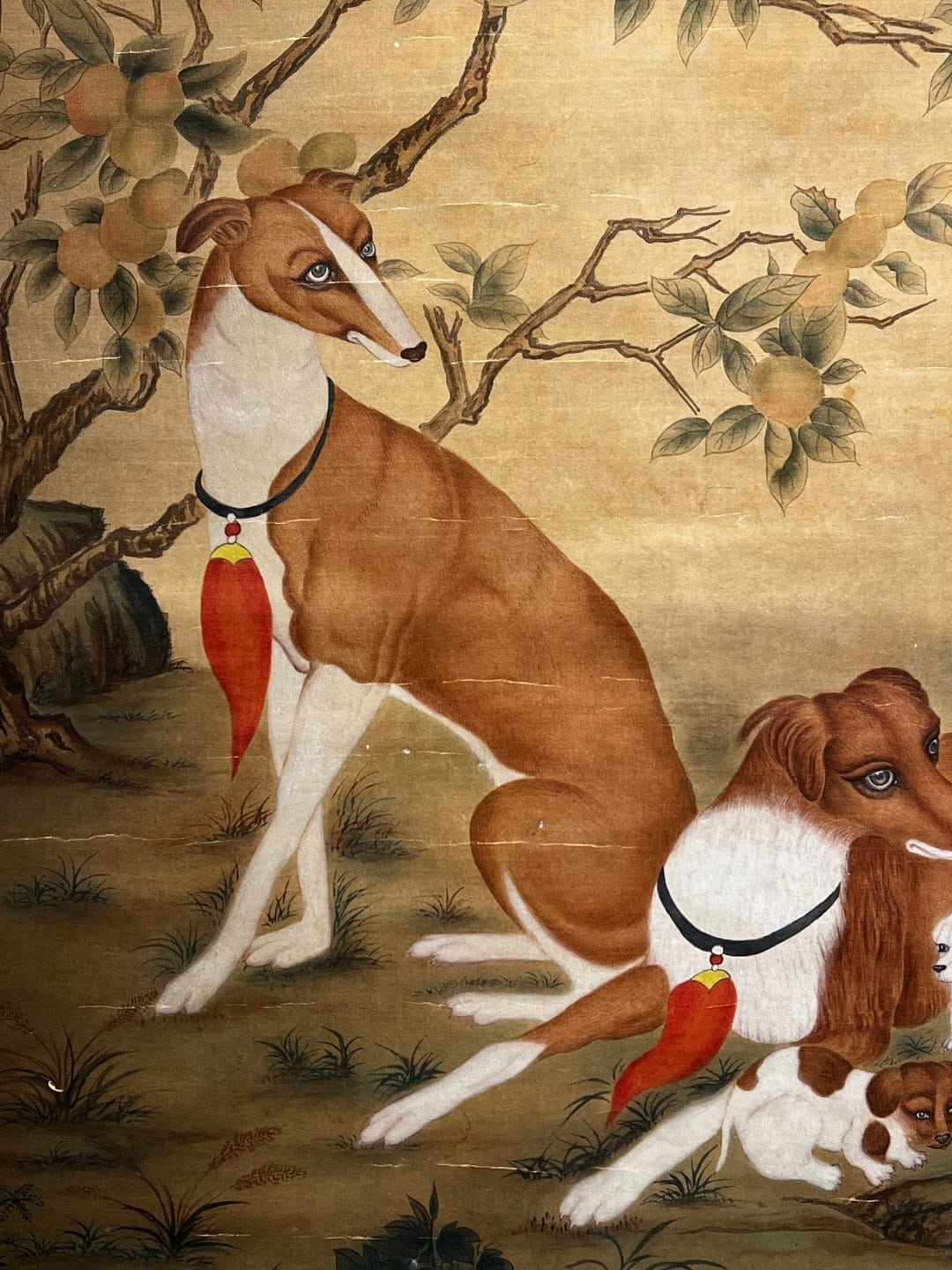 Chinese scroll painting Lang Shining