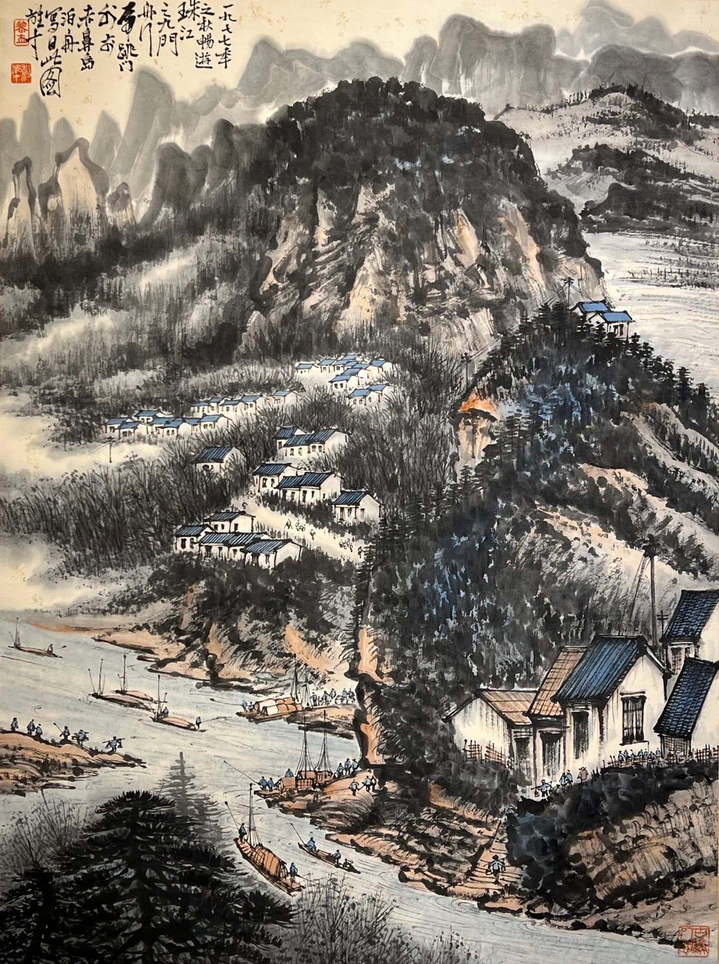 Chinese scroll painting Li Xiongcai