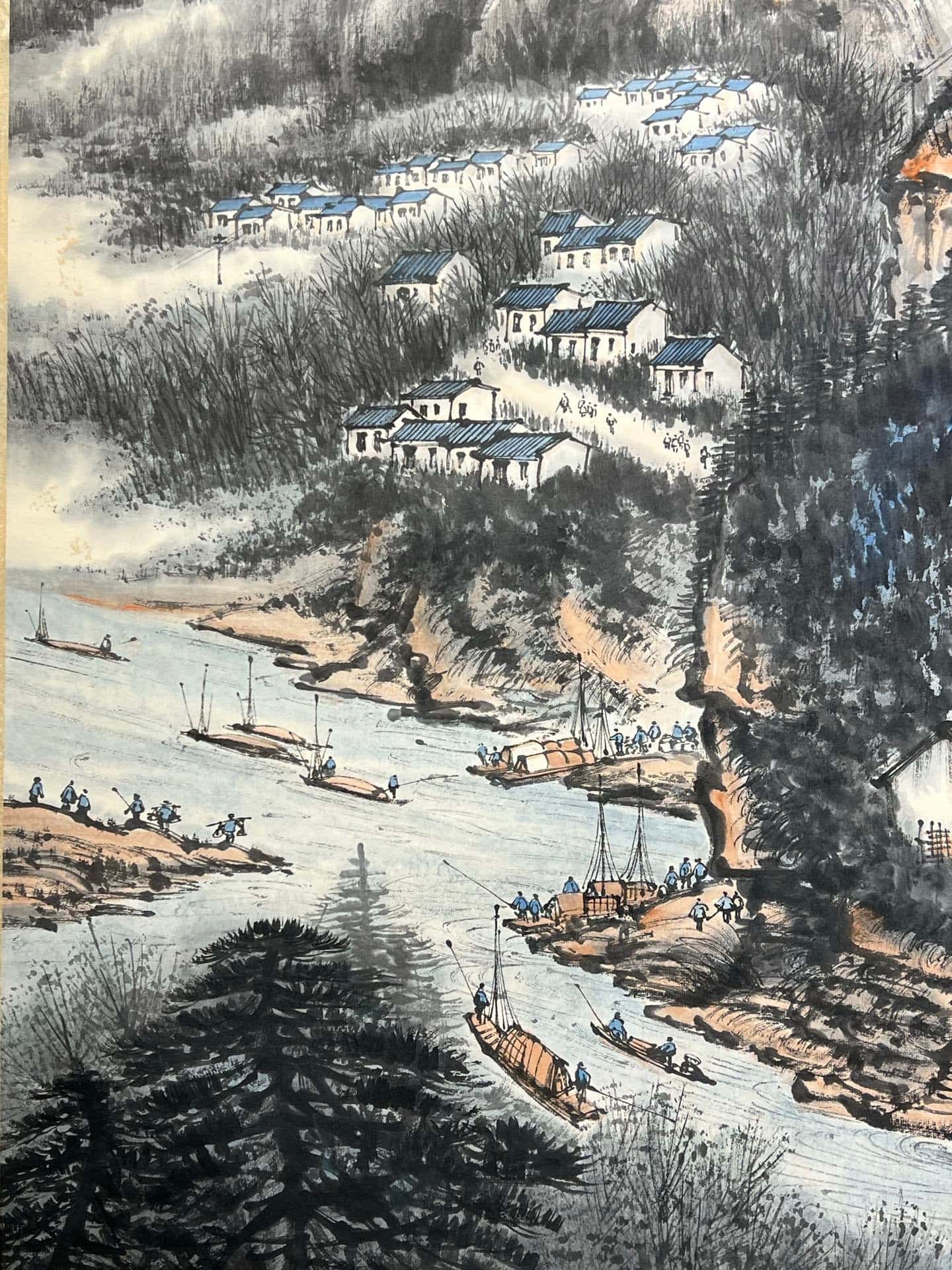 Chinese scroll painting Li Xiongcai