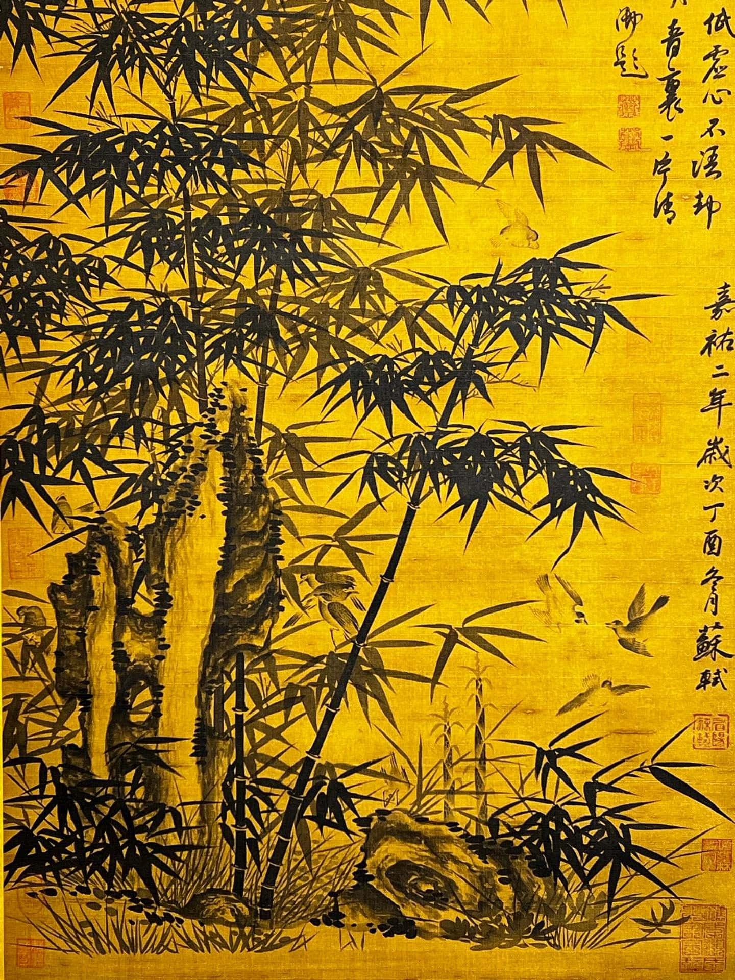 Chinese scroll painting Su Shi