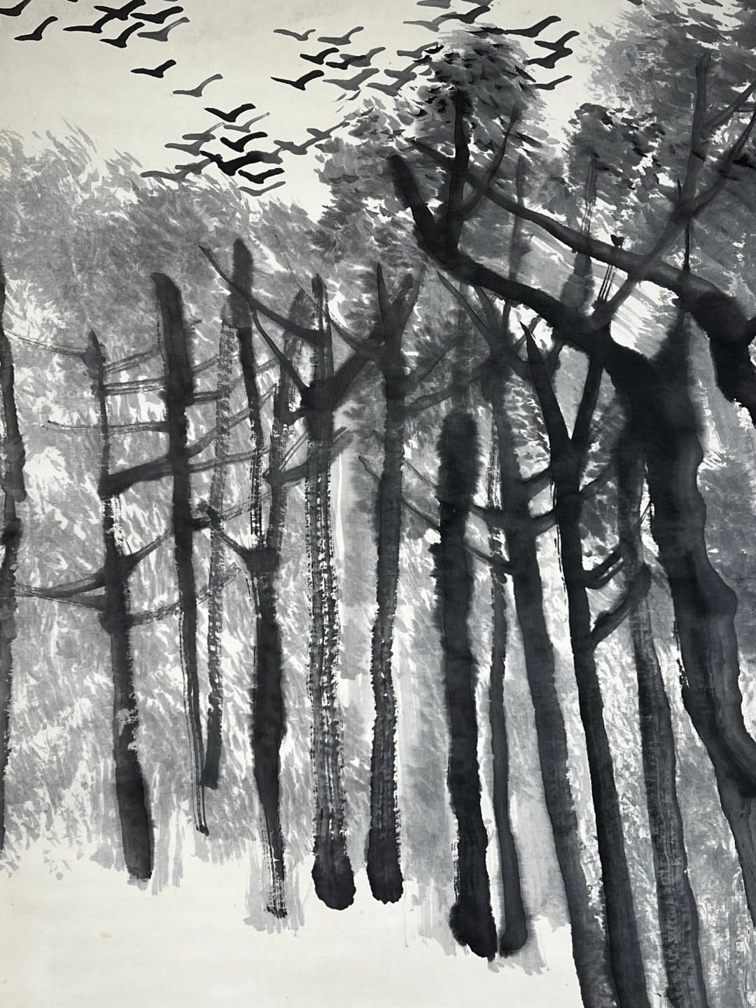Chinese scroll painting Li Keran